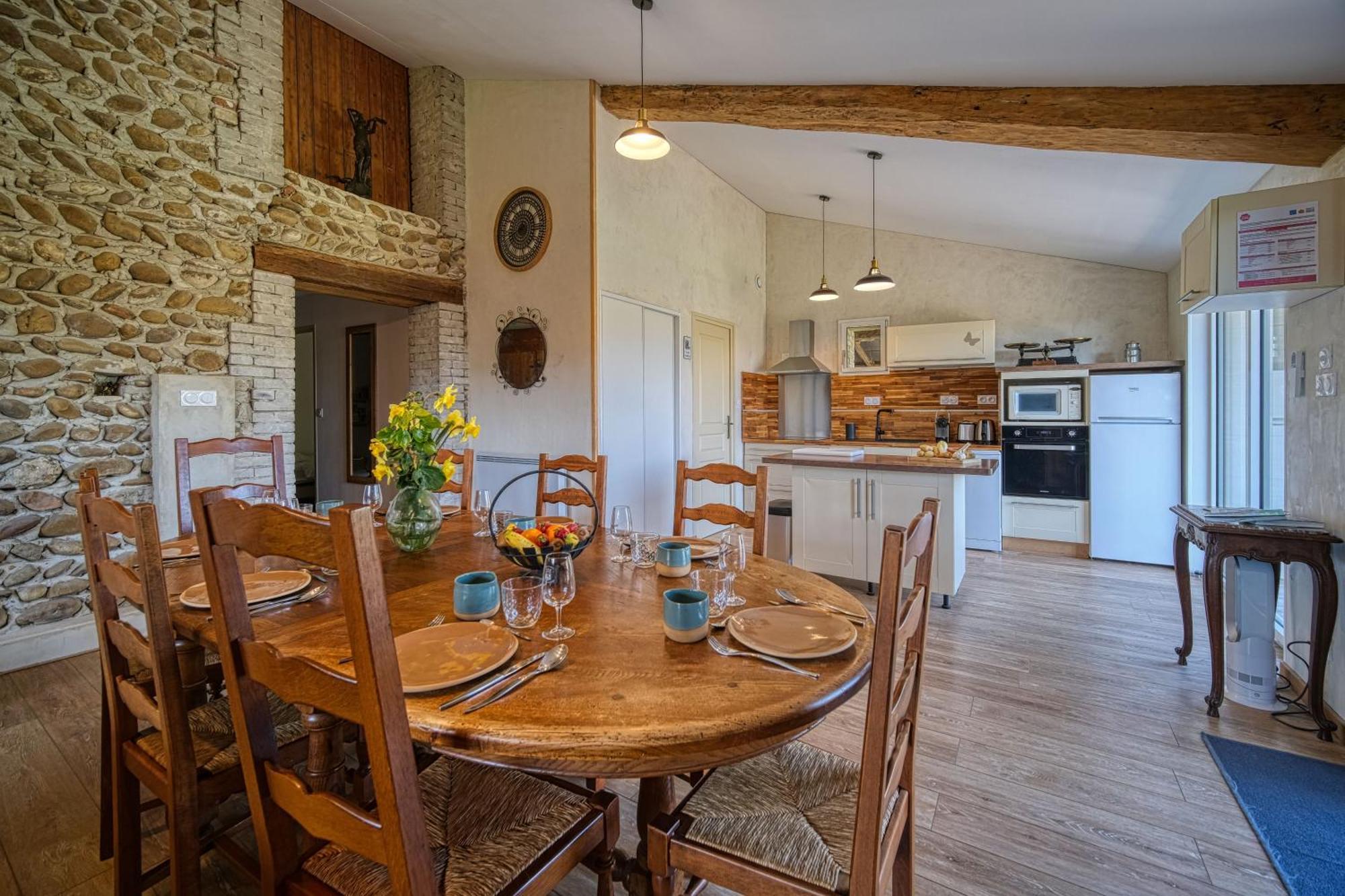 Maison Michonieres - Gite 3 Etoiles - 8 Personnes Miribel  Luaran gambar